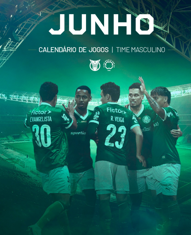 Calendário de Jogos - Time Masculino Junho