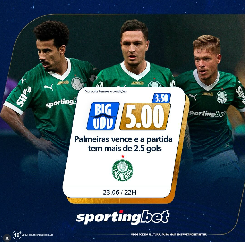Sportingbet - Palmeiras Odds